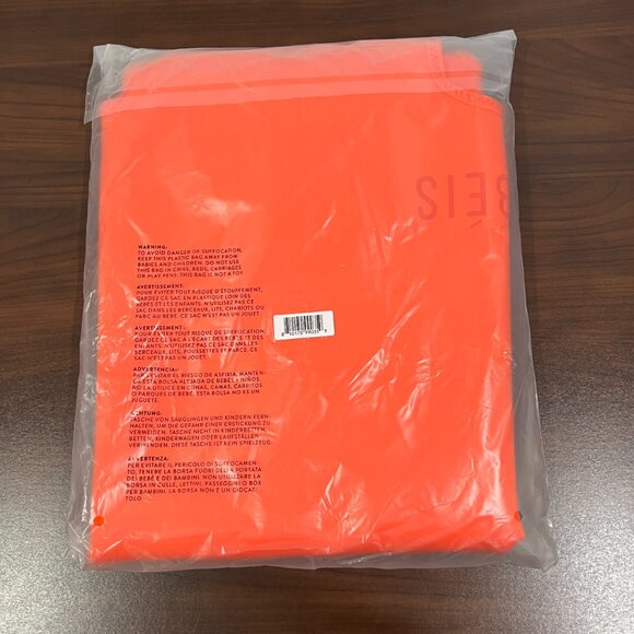 Beis The Medium Check-In Luggage Cover in Flame NWT - Picture 2 of 7